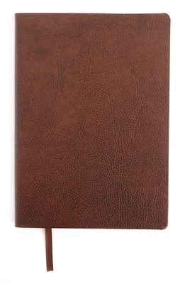 ROYCE New York Contemporary Leather Journal in Brown