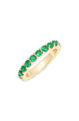 Short & Suite Candy Pave Crystal Stacking Ring in Green