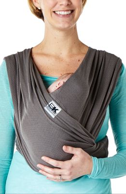 Baby K'Tan Breeze Baby Wrap Carrier in Charcoal