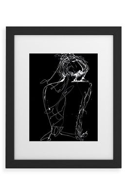 Deny Designs Virginia by Night Framed Art Print in Black Frame 8X10