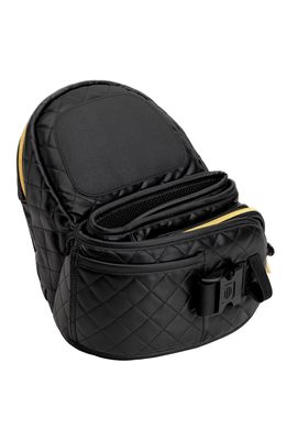 TushBaby Quilted Faux Leather Hip Seat Carrier in Vegan Leather