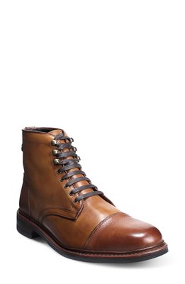 Allen Edmonds Landon Lace-Up Cap Toe Boot in Walnut Leather