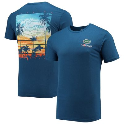 Men's FloGrown Royal Florida Gators Sunset Palms T-Shirt
