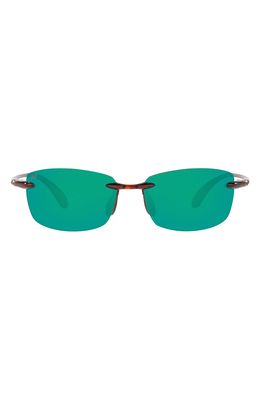 Costa Del Mar 60mm Polarized Sunglasses in Dk Tort
