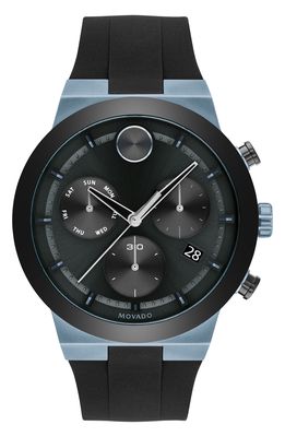 Movado Bold Fusion Chronograph Silicone Strap Watch