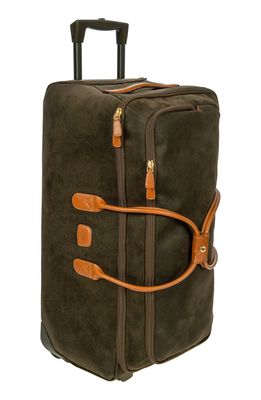 Bric's Brics Life Collection 28-Inch Rolling Duffle Bag in Olive