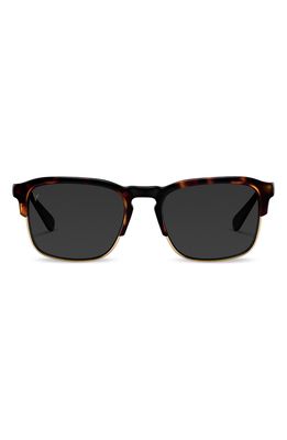 Vincero Villa 53mm Polarized Browline Sunglasses in Tortoise/Black