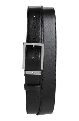 Montblanc Leather Belt in Black