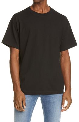 John Elliott University Cotton T-Shirt in Black