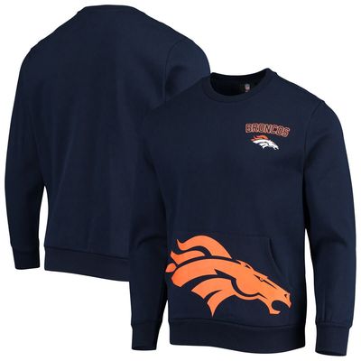 Men's FOCO Navy Denver Broncos Pocket Pullover Sweater