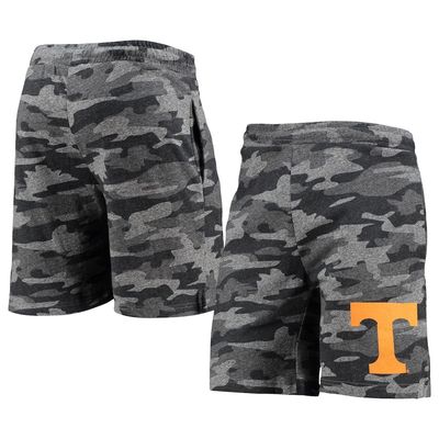Men's Concepts Sport Charcoal/Gray Tennessee Volunteers Camo Backup Terry Jam Lounge Shorts