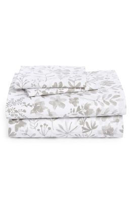 Boll & Branch Signature Hemmed Organic Cotton Sheet in Pewter