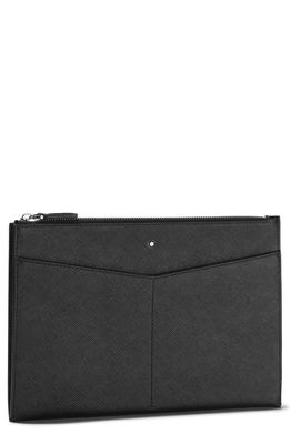 Montblanc Sartorial Leather Pouch in Black