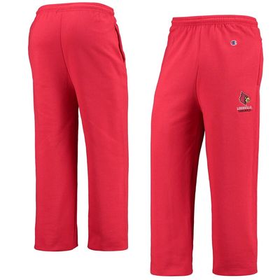 Men's Champion Red Louisville Cardinals Powerblend Pants