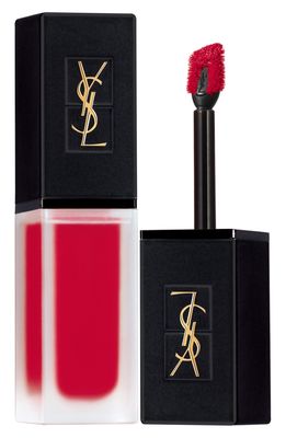 Yves Saint Laurent Tatouage Couture Velvet Cream Matte Liquid Lipstick in 208 Rouge Faction