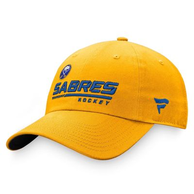 Men's Fanatics Branded Yellow Buffalo Sabres Authentic Pro Locker Room Team Adjustable Hat
