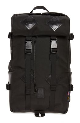 Topo Designs 'Klettersack' Backpack in Ballistic Black/Black