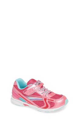 Tsukihoshi Glitz Washable Sneaker in Hot Pink/Mint