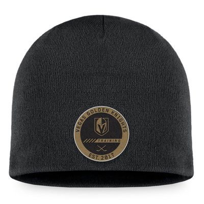 Men's Fanatics Branded Black Vegas Golden Knights Authentic Pro Training Camp Practice Beanie