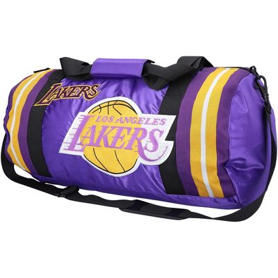 Mitchell & Ness Los Angeles Lakers Satin Duffel Bag in Purple