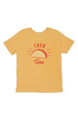 Feather 4 Arrow Kids' Taco Time Vintage Style Graphic Tee in Gold