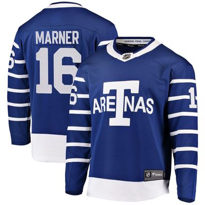 Men's Fanatics Branded Mitchell Marner Blue Toronto Arenas Breakaway Player Jersey