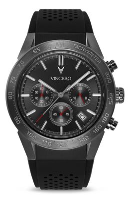 Vincero Rogue Chronograph Silicone Strap Watch
