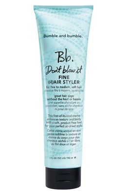 Bumble and bumble. Don't Blow It Fine Hair Styler