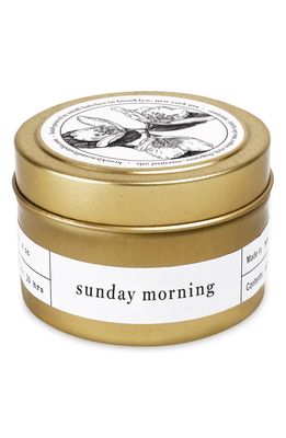Brooklyn Candle Travel Candle Tin in Sunday Morning