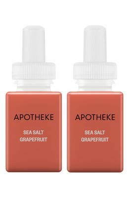 PURA x APOTHEKE 2-Pack Diffuser Fragrance Refills in Sea Salt Grapefruit