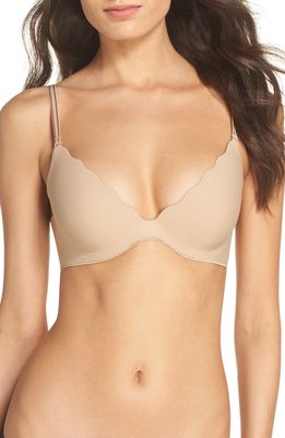 b.tempt'D by Wacoal b.wow'd Convertible Push-Up Bra in Au Natural