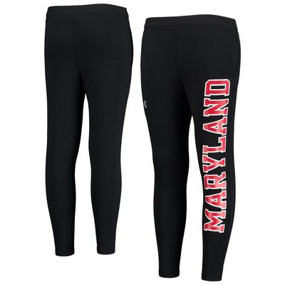 Youth Under Armour Black Maryland Terrapins Brawler Pants