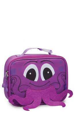 Bixbee Octopus Water Resistant Lunchbox in Pink