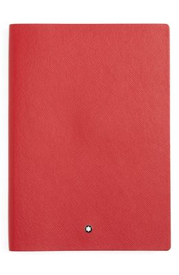 Montblanc Leather Lined Notebook in Red
