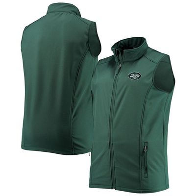 Men's Dunbrooke Green New York Jets Big & Tall Archer Softshell Full-Zip Vest