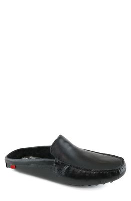 Marc Joseph New York Chesnut Grove Genuine Shearling Lined Driving Shoe in Black Grainy