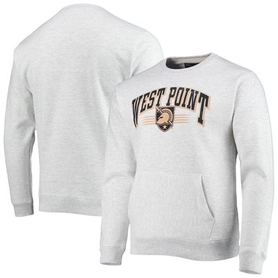Men's League Collegiate Wear Heathered Gray Army Black Knights Upperclassman Pocket Pullover Sweatshirt in Heather Gray