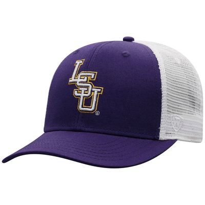 Men's Top of the World Purple/White LSU Tigers Trucker Snapback Hat
