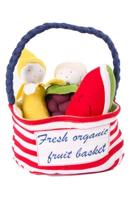 Under the Nile Organic Fruit Tote Toy Set in Multicolor