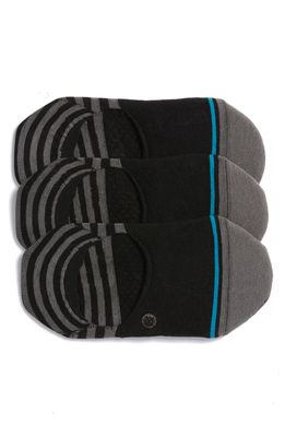Stance Sensible 3-Pack No-Show Socks in Black