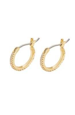 gorjana Shimmer Huggie Hoop Earrings in Gold