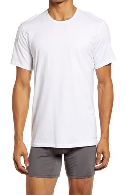 Calvin Klein Men's 2-Pack Stretch T-Shirts in 100 White