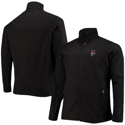 Men's Dunbrooke Black Atlanta Falcons Big & Tall Sonoma Softshell Full-Zip Jacket