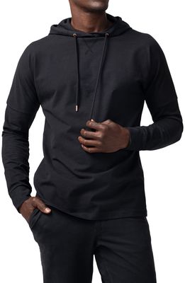 Good Man Brand Japan Long Sleeve Pullover Hoodie in Black