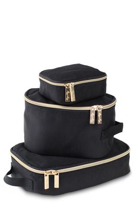 Itzy Ritzy Set of 3 Travel Diaper Bags in Black