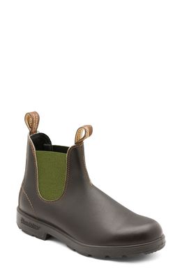 Blundstone Footwear Blundstone Original 500 Water Resistant Chelsea Boot in Stout Brown/Olive