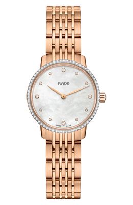 RADO Coupole Classic Diamond Bracelet Watch