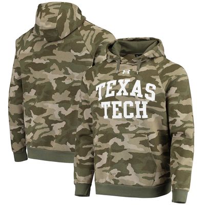 Men's Under Armour Camo Texas Tech Red Raiders All Day Raglan Pullover Hoodie