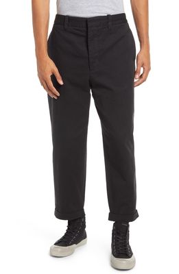 AllSaints Men's Crate Crop Chino Pants in Black