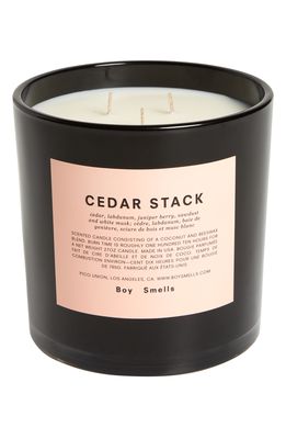 Boy Smells Cedar Stack Scented Candle